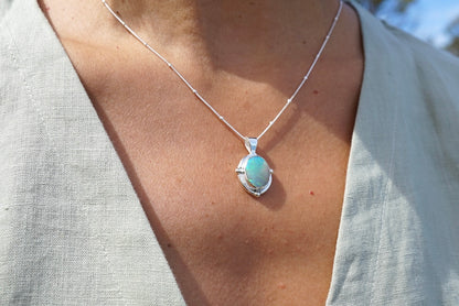 Ulani — Lightning Ridge Opal Necklace