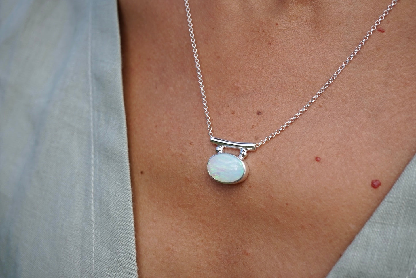 Makani — Lightning Ridge Opal Necklace