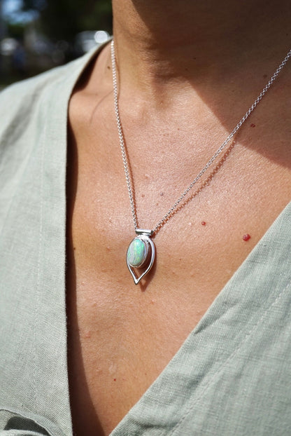 Ailu — Lightning Ridge Opal Necklace