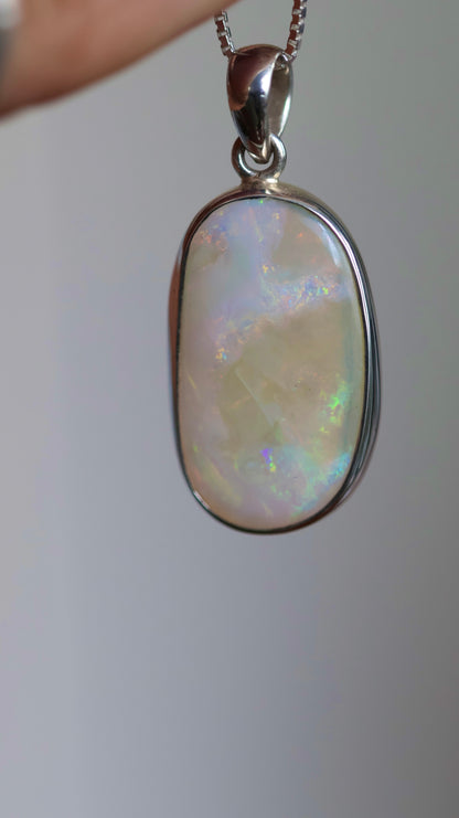 Solid Australian Opal Pendant