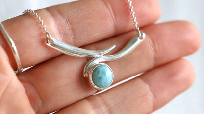 Ondas - Larimar Necklace