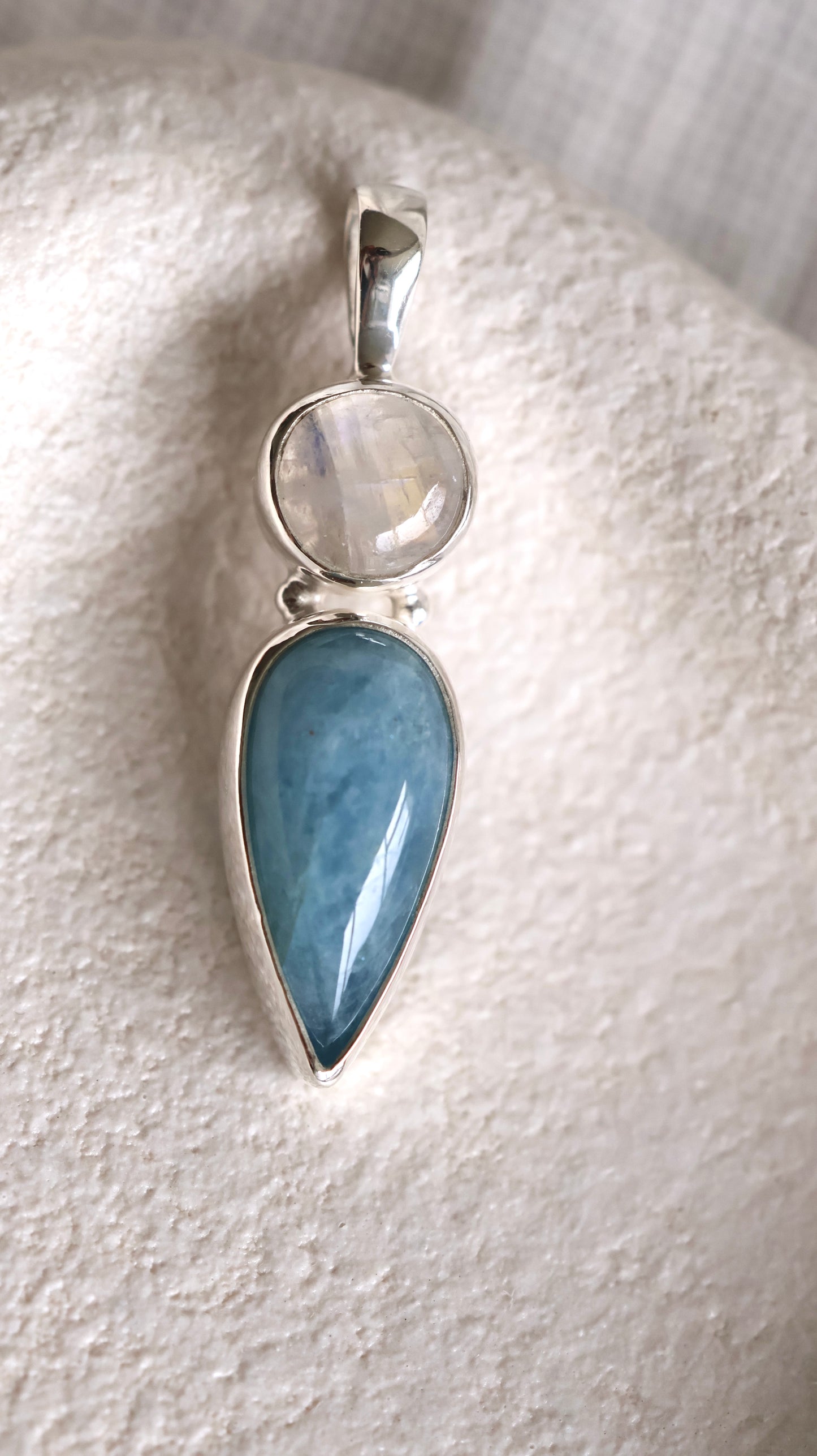 Moonstone & Aquamarine Pendant