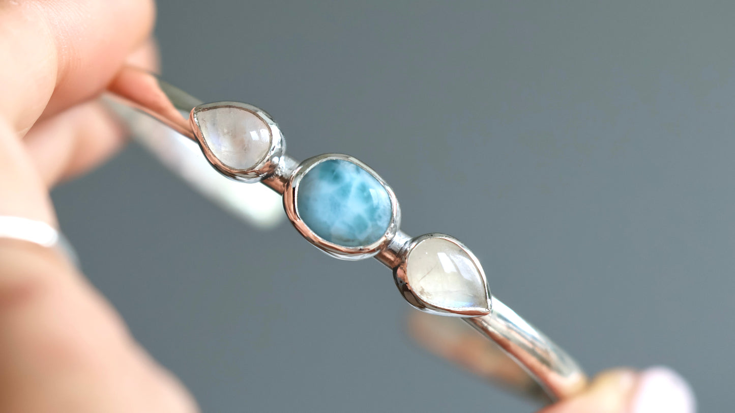 Larimar & Moonstone - Nikka Cuff