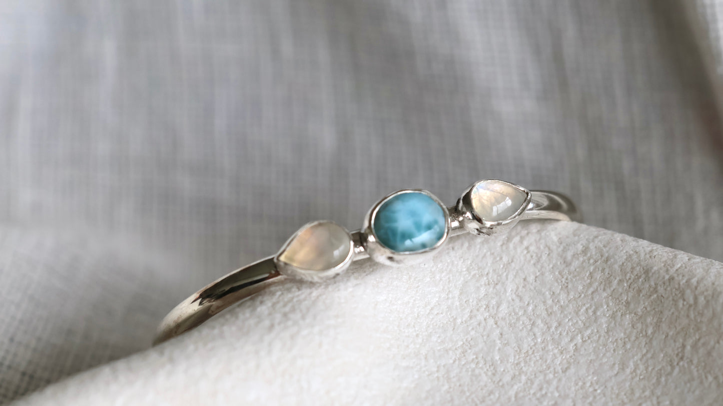 Larimar & Moonstone - Nikka Cuff
