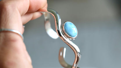 Nalu Larimar Cuff