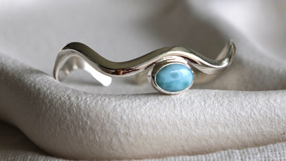 Nalu Larimar Cuff