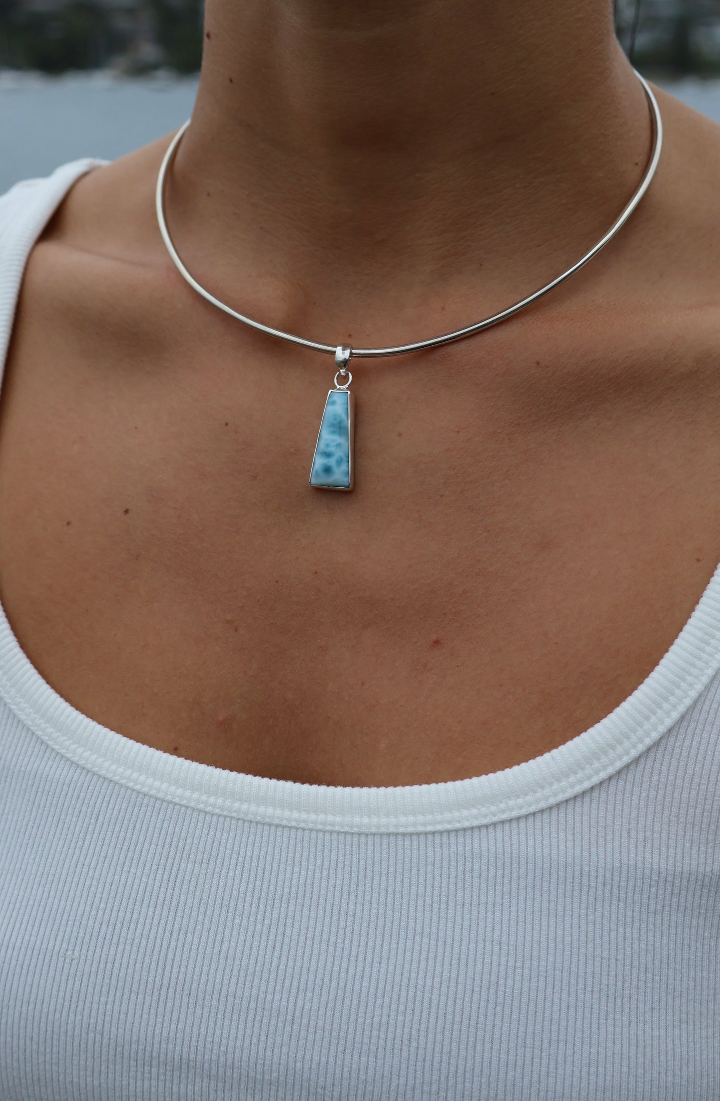 Kea - Larimar Pendant