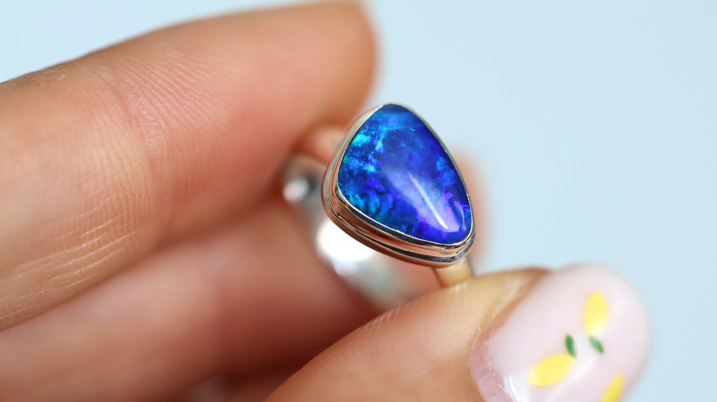 Azul opal Ring