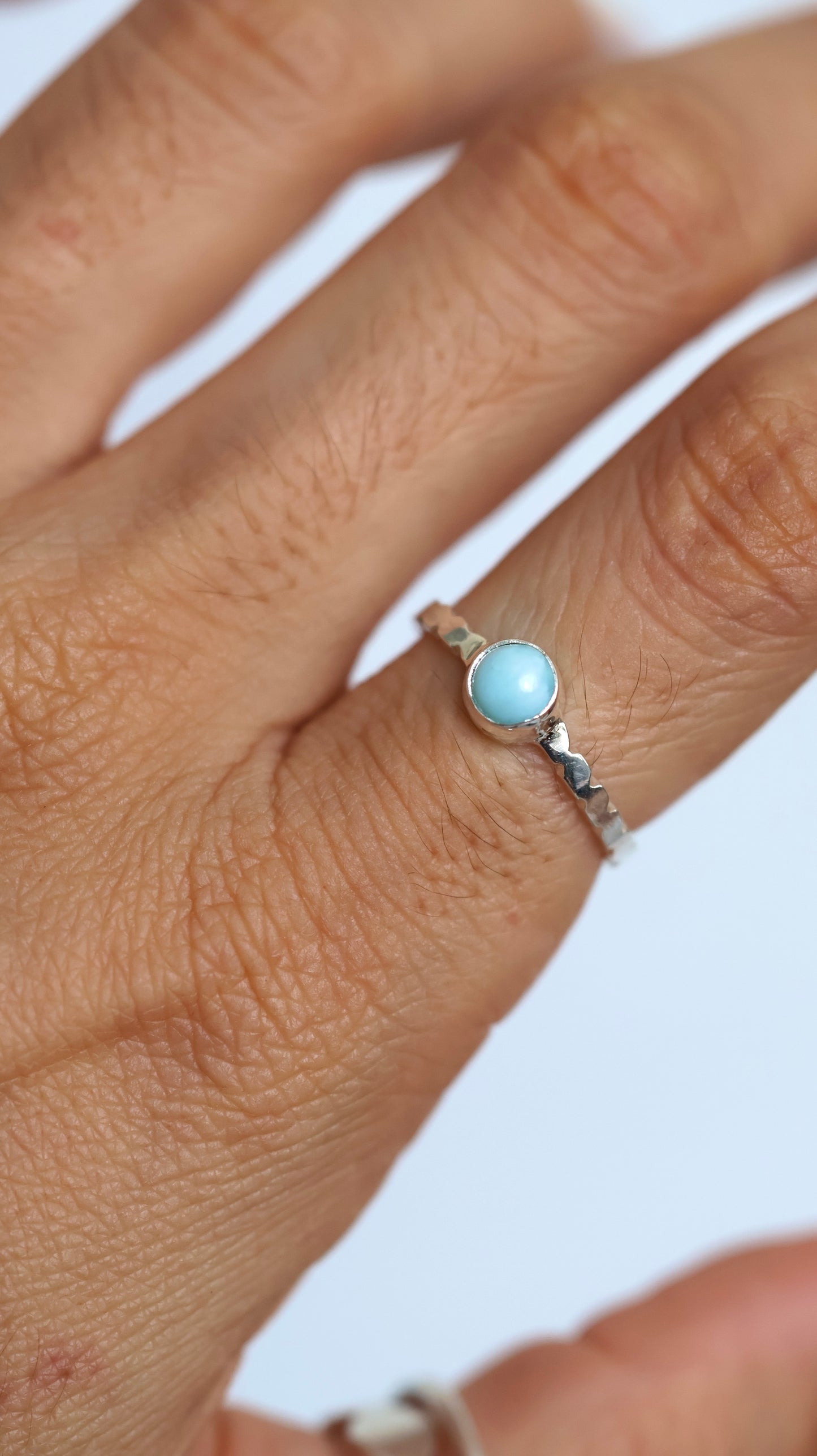 Mini Larimar Ring