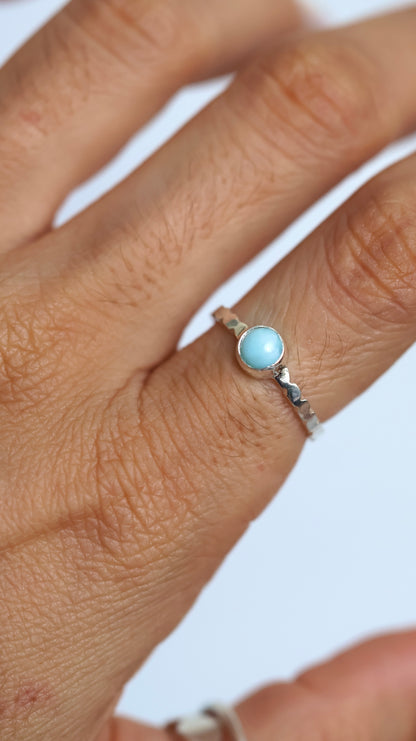 Mini Larimar Ring