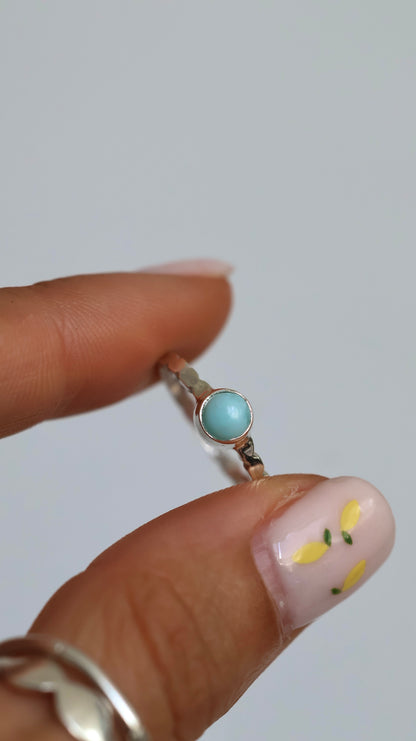 Mini Larimar Ring