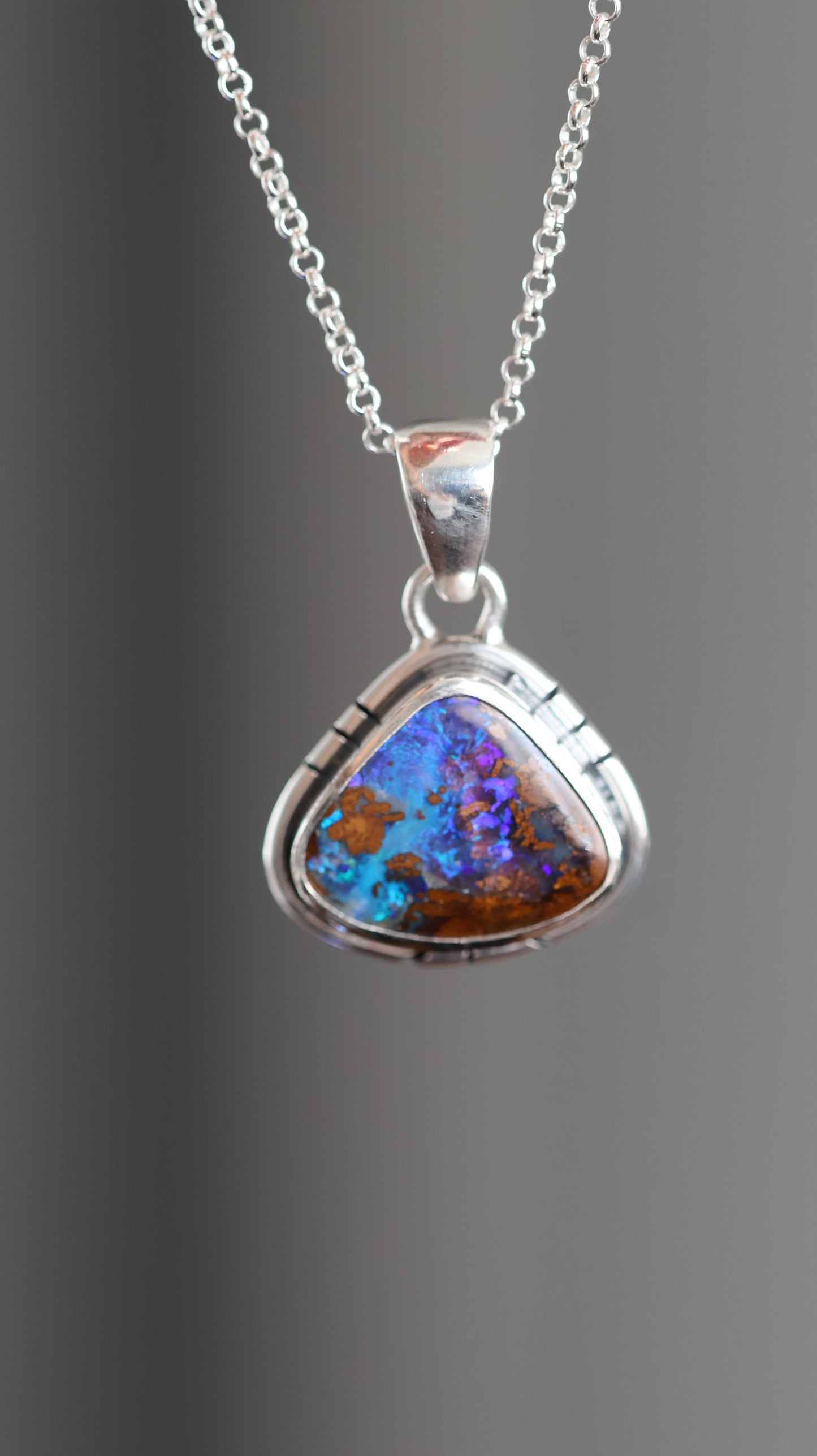Moana Boulder Opal Pendant