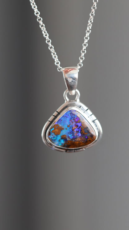 Moana Boulder Opal Pendant