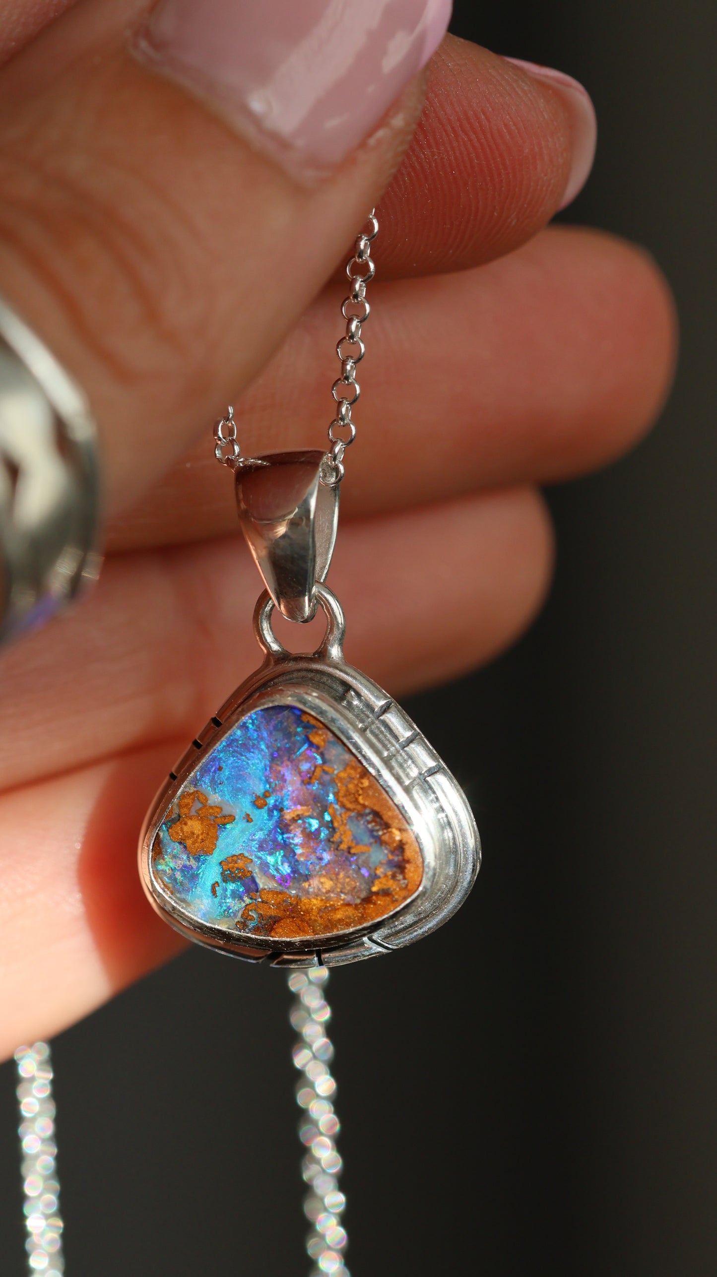 Moana Boulder Opal Pendant