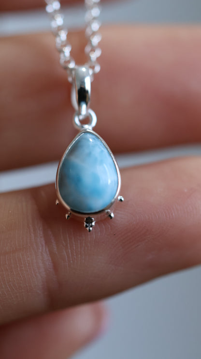 Annie - Larimar Necklace