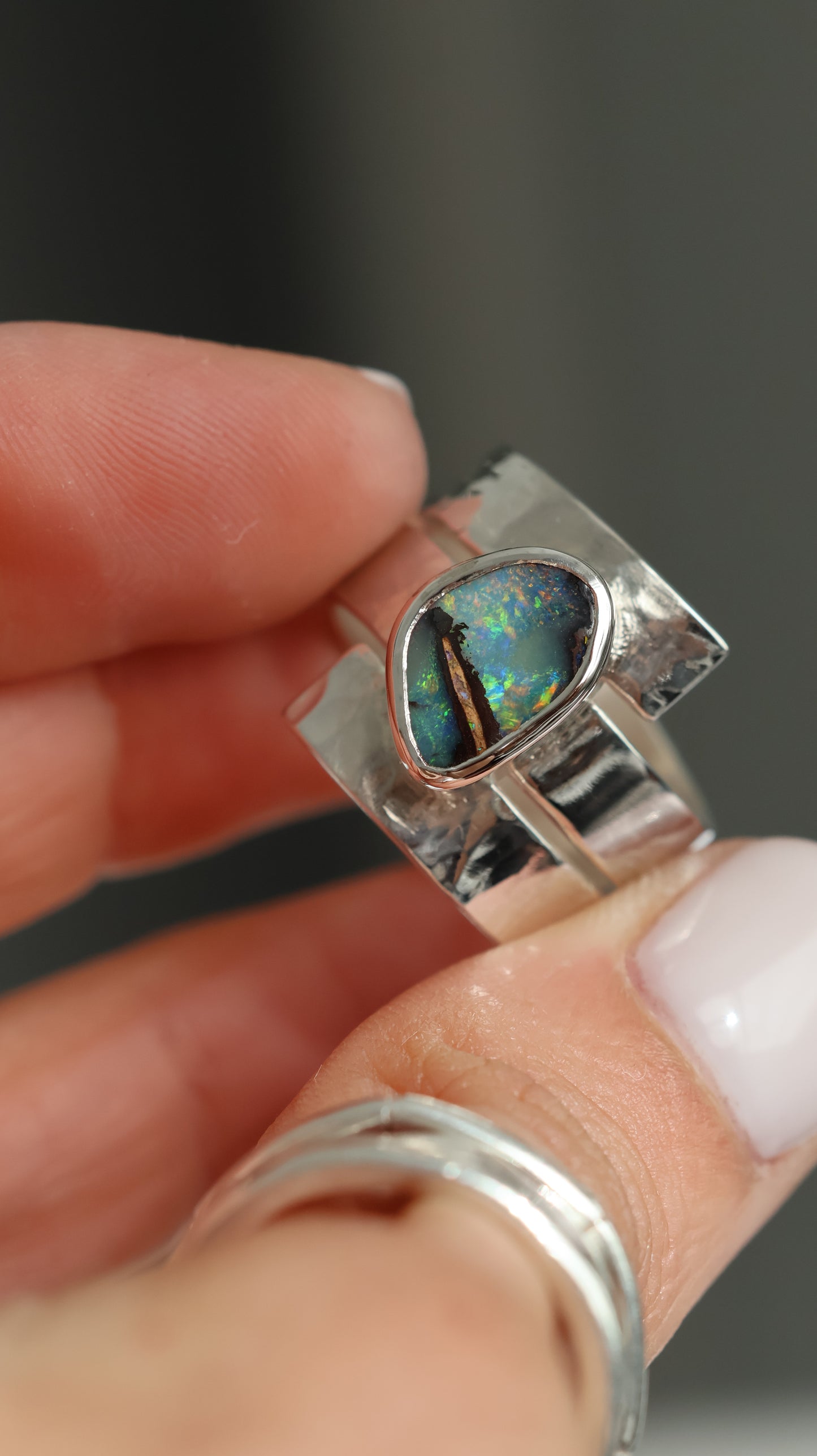 Boulder Opal Ring (size Q)