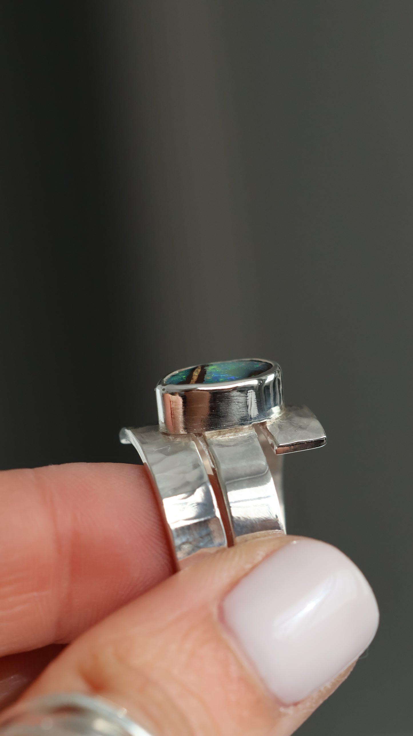 Boulder Opal Ring (size Q)