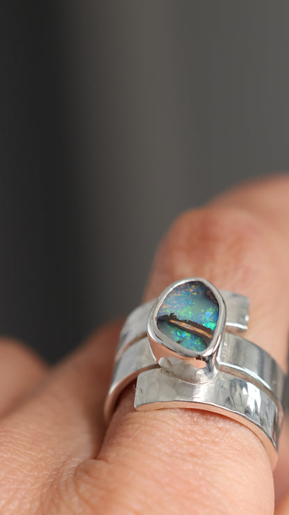 Boulder Opal Ring (size Q)