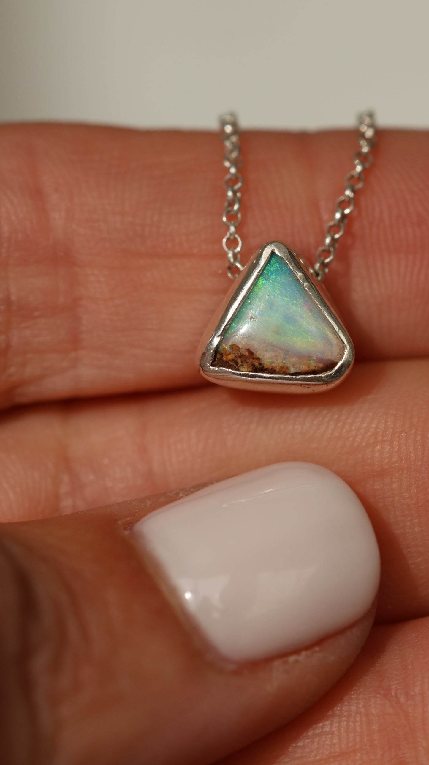 Solid Opal Necklace