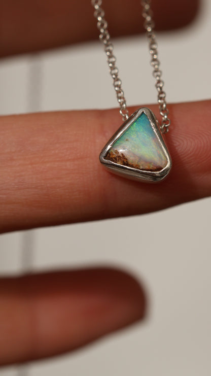 Solid Opal Necklace