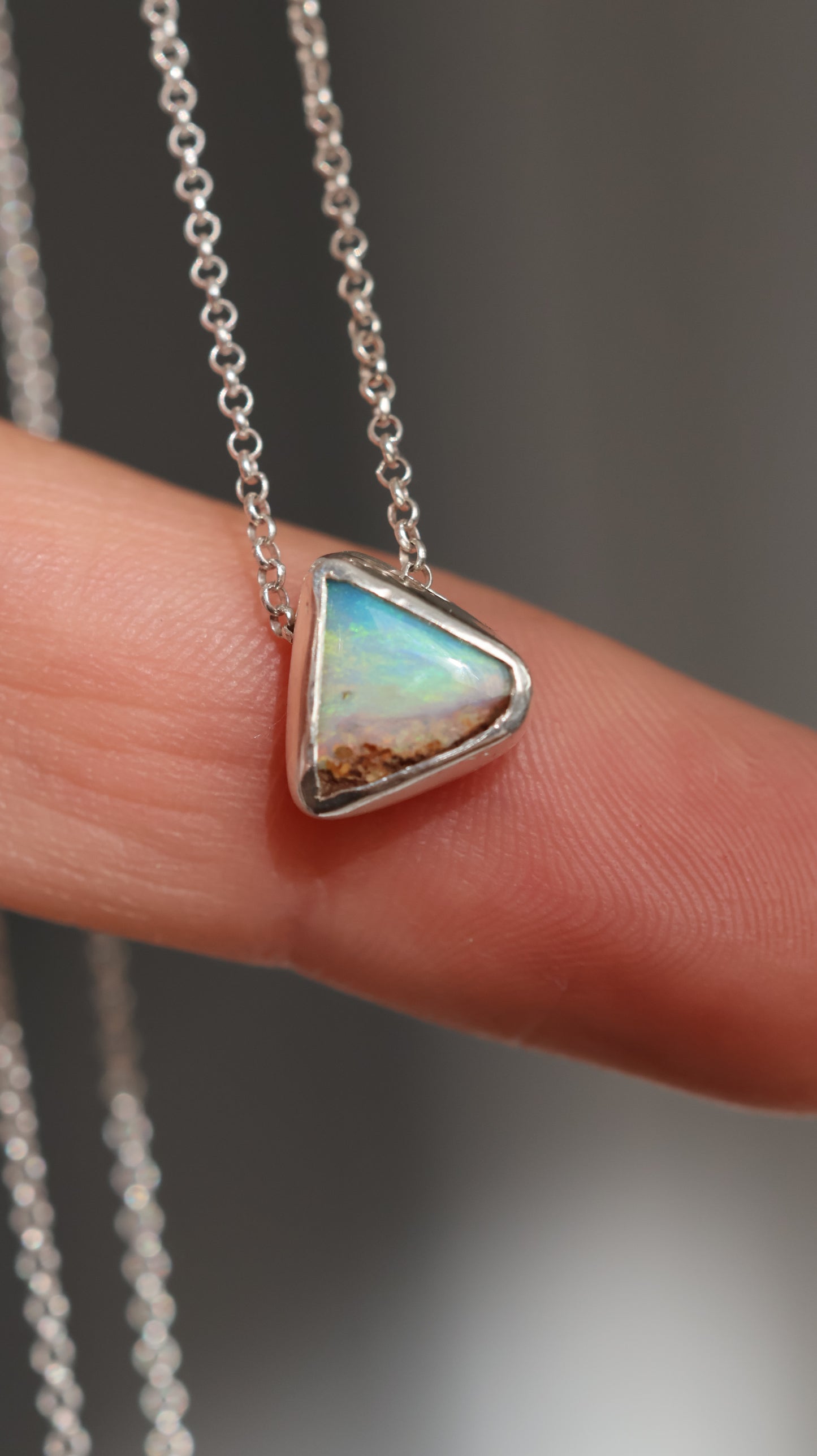 Solid Opal Necklace