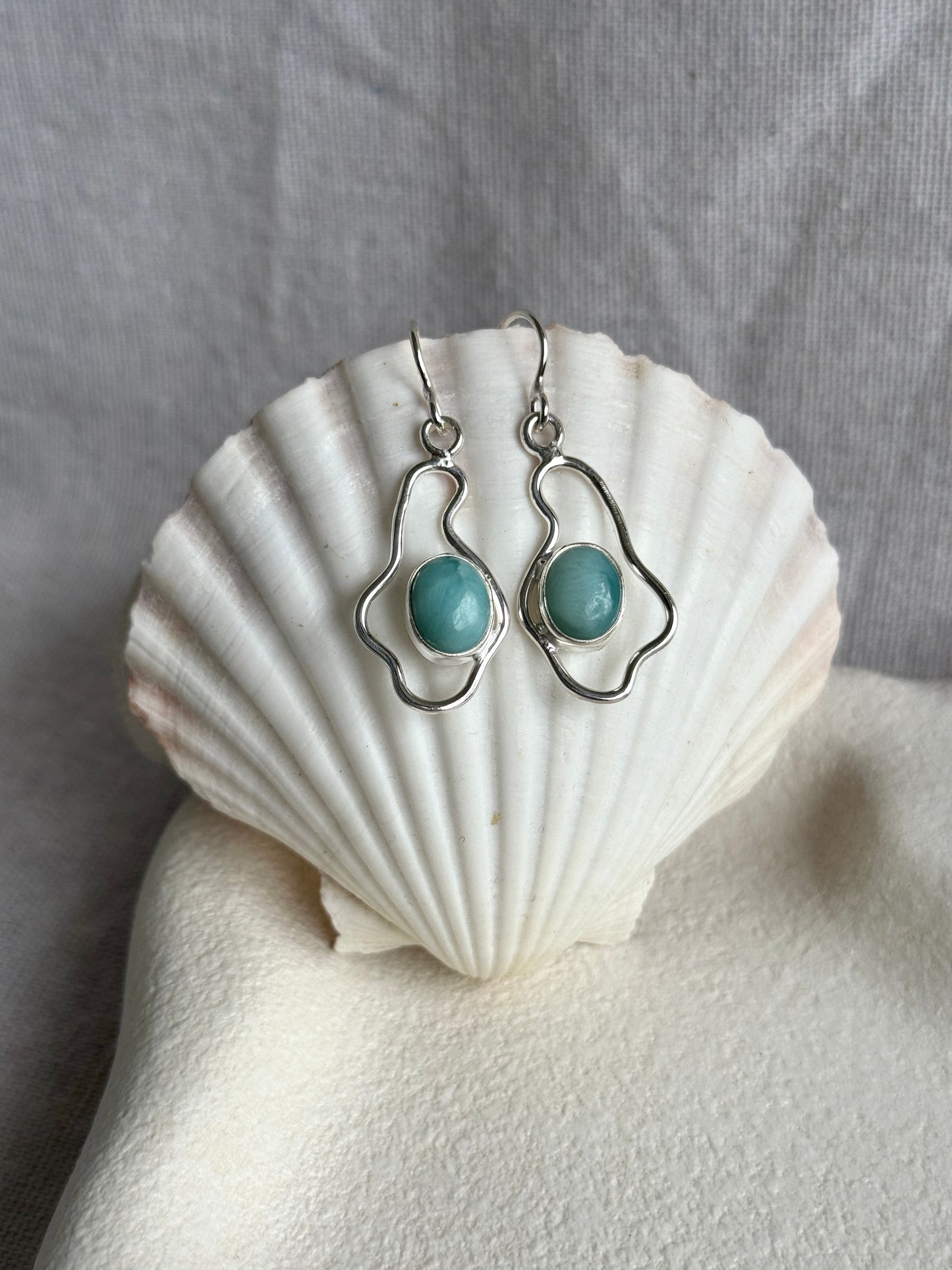 Flow Larimar - Earrings
