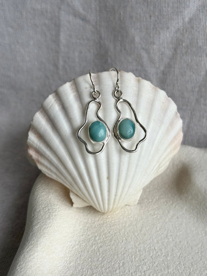 Flow Larimar - Earrings
