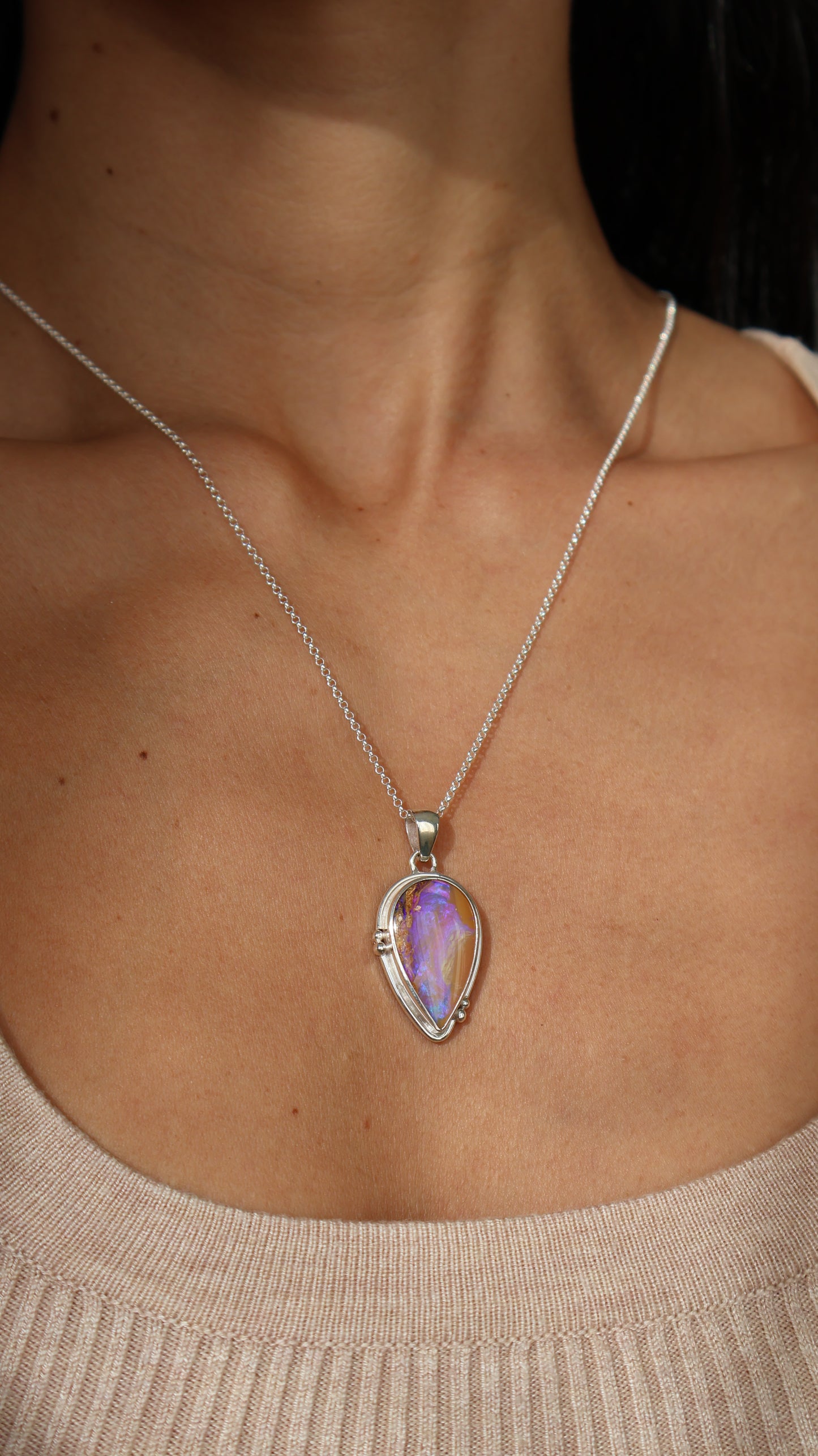 Elara Opal Pendant