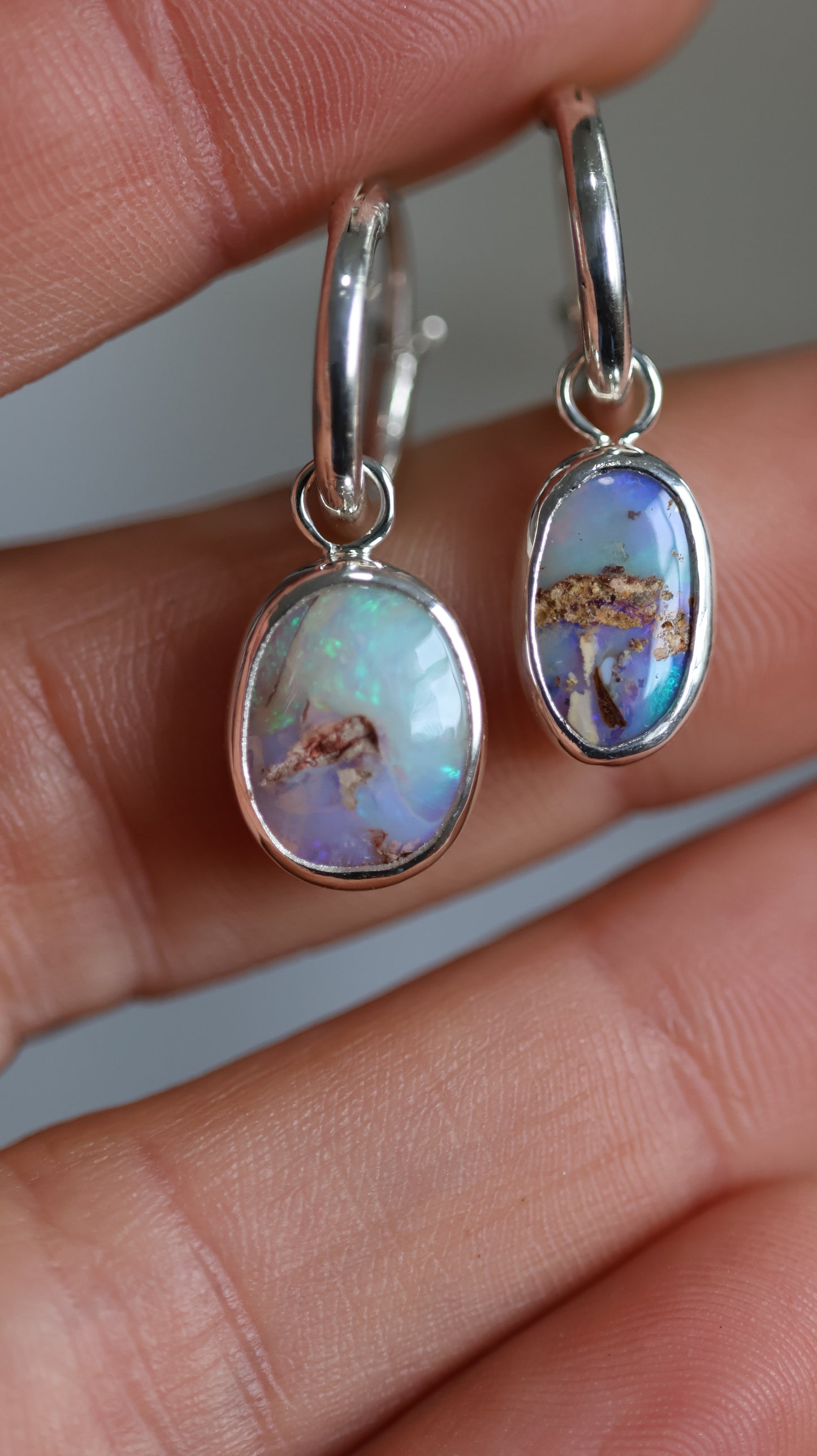 Opal Cloud Hoops