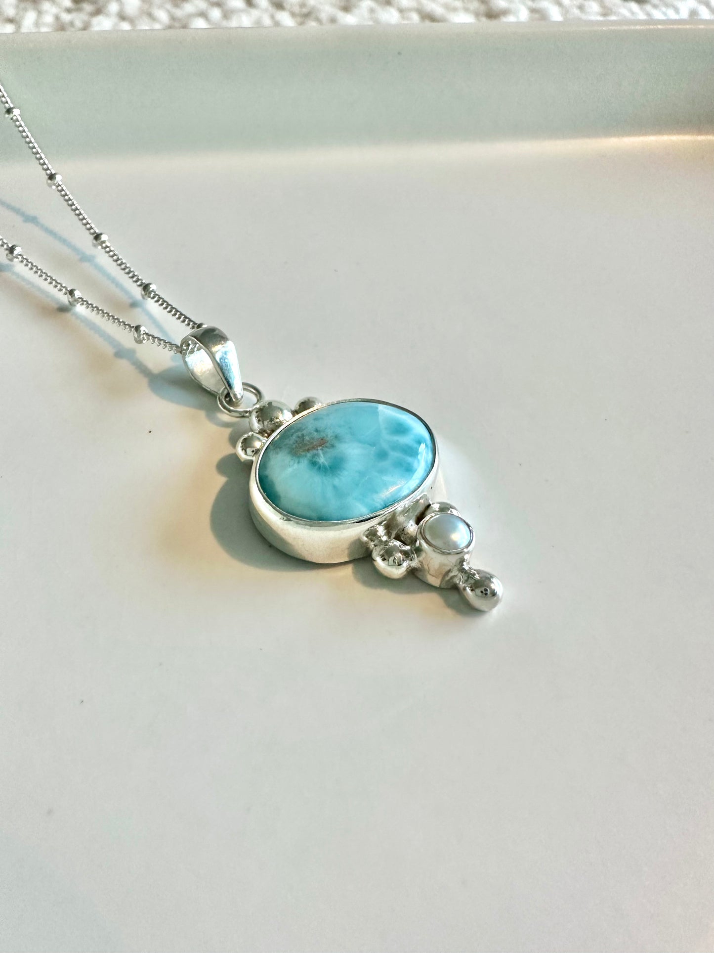 Laia Larimar Necklace