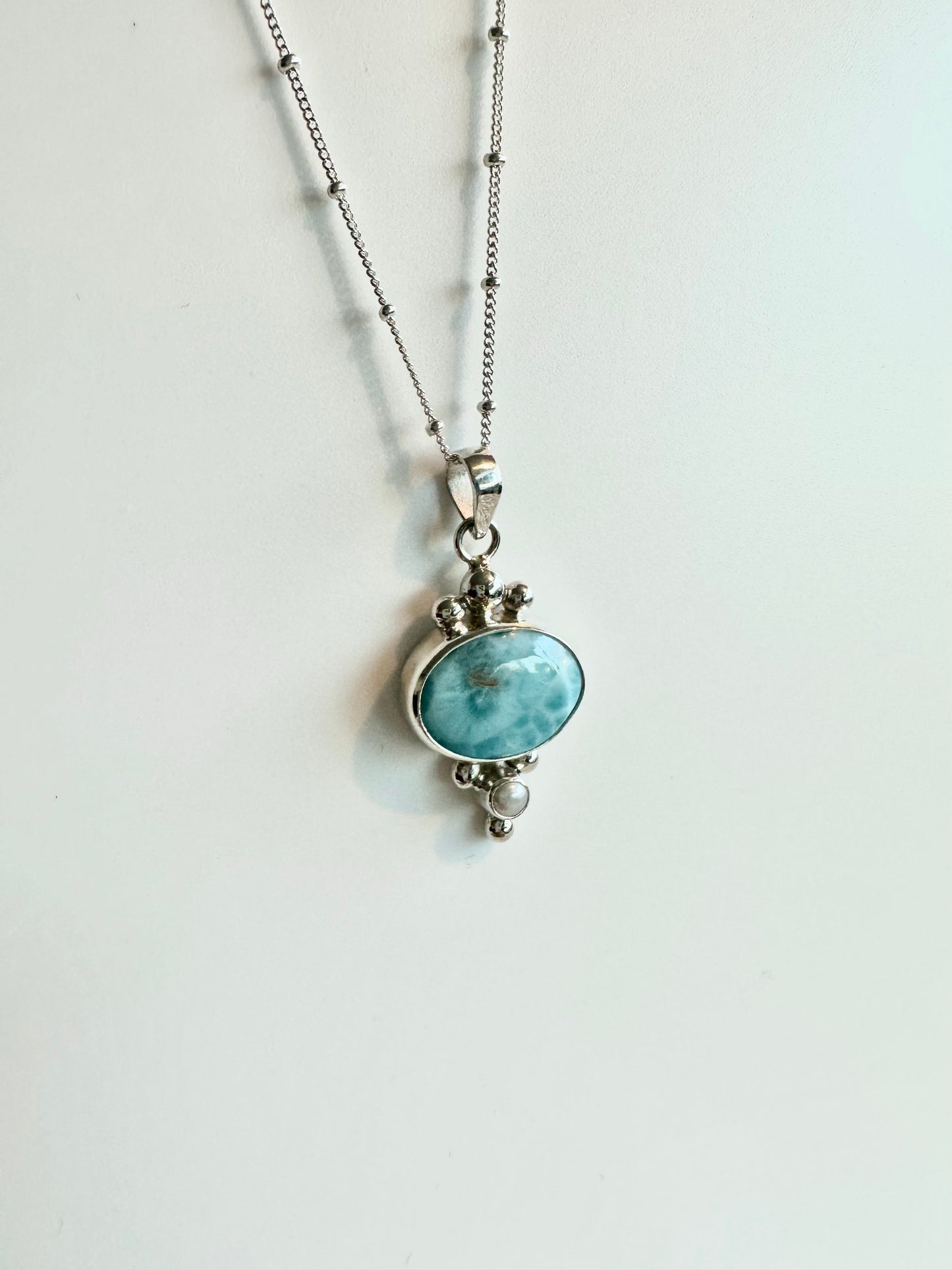 Laia Larimar Necklace