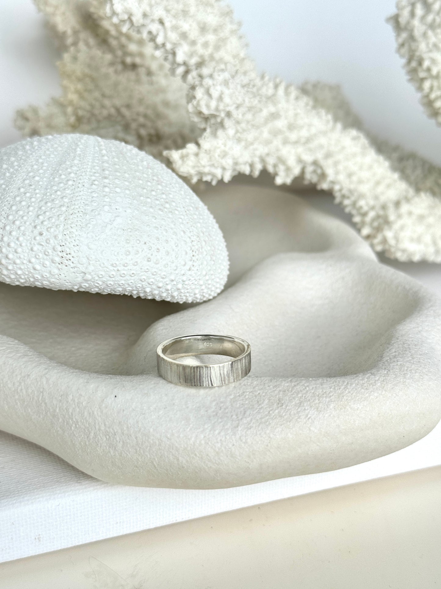 Textured Plain Band Ring