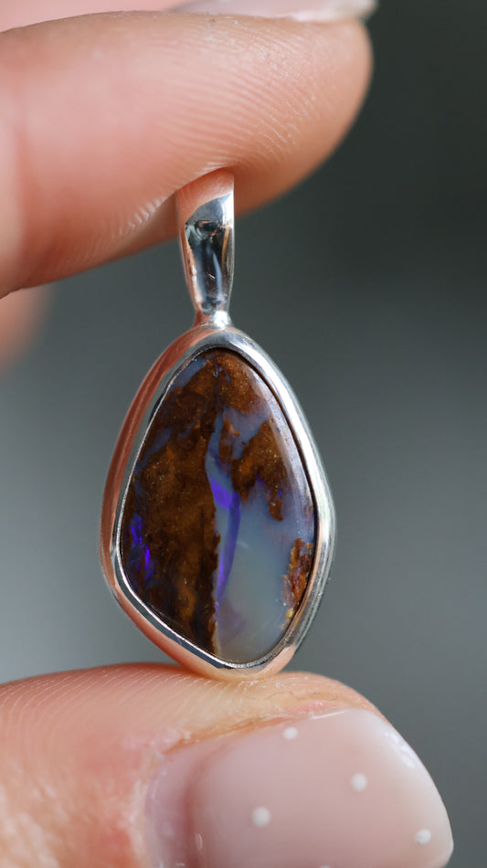 Boulder Opal Pendant