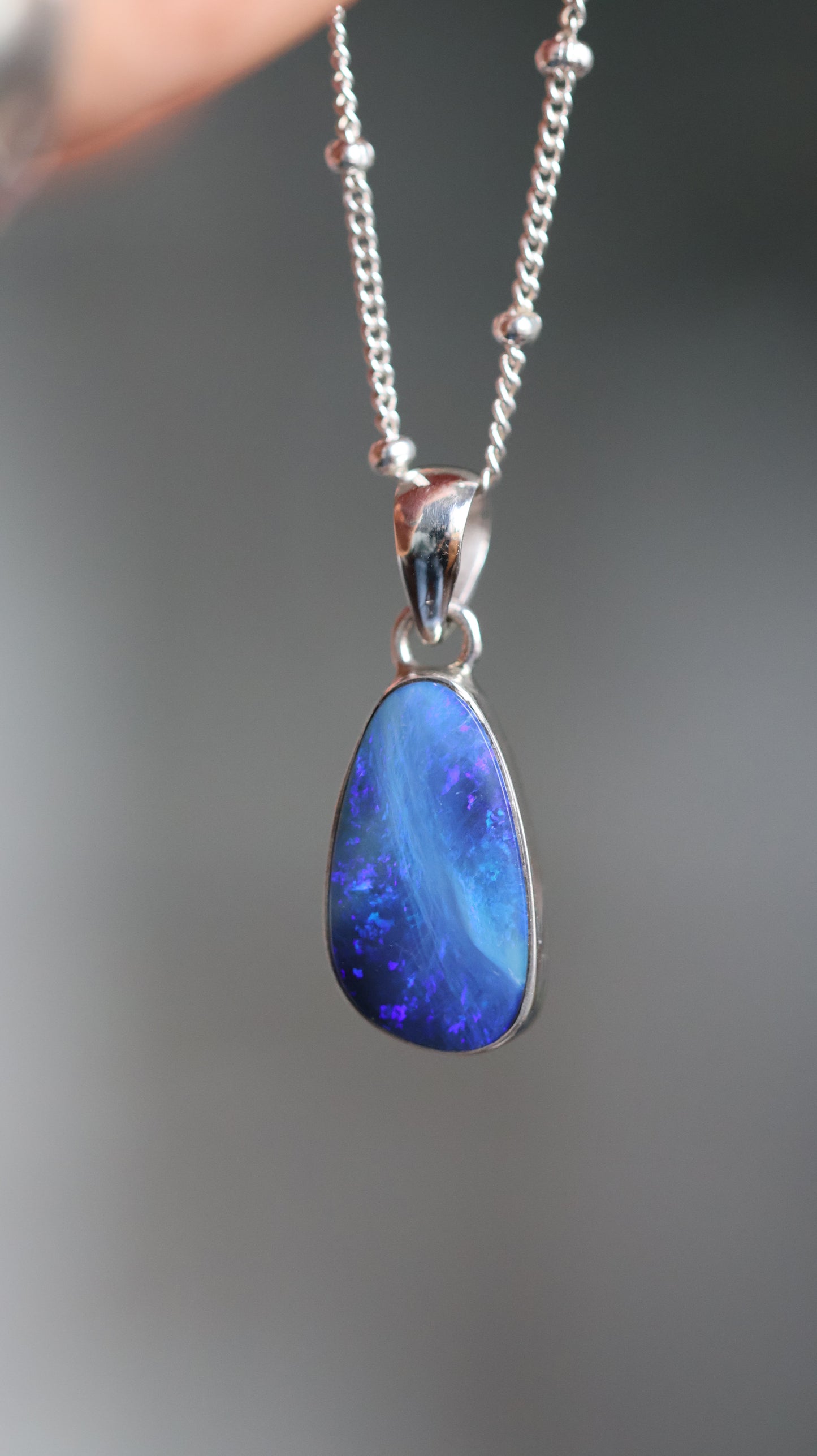 Blue Opal Pendant
