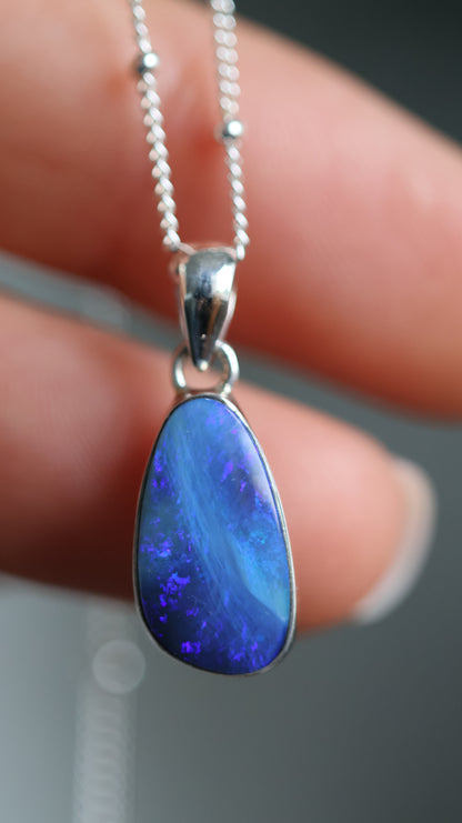Blue Opal Pendant