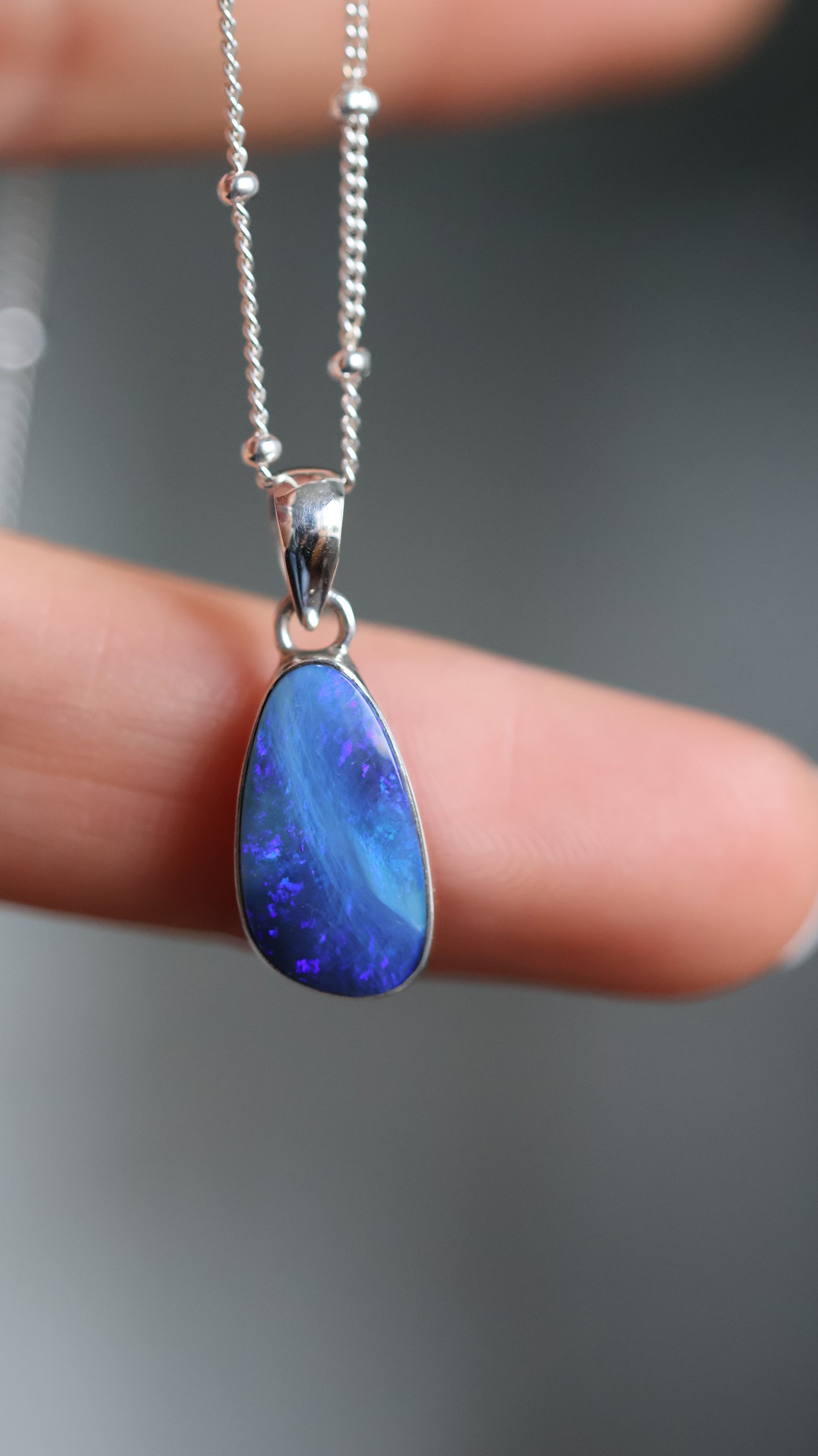 Blue Opal Pendant