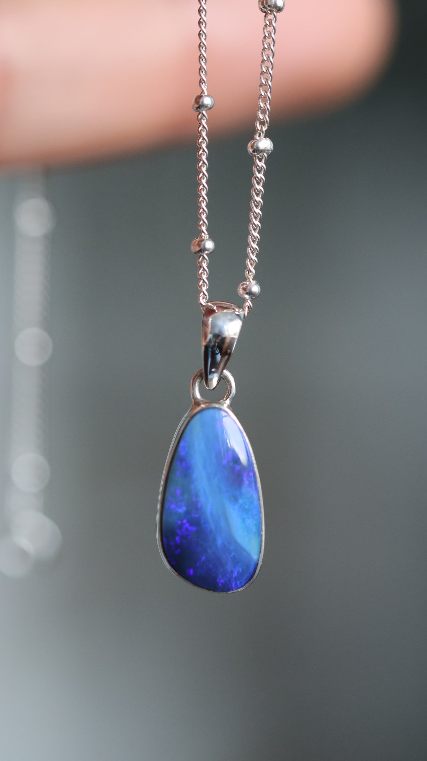 Blue Opal Pendant