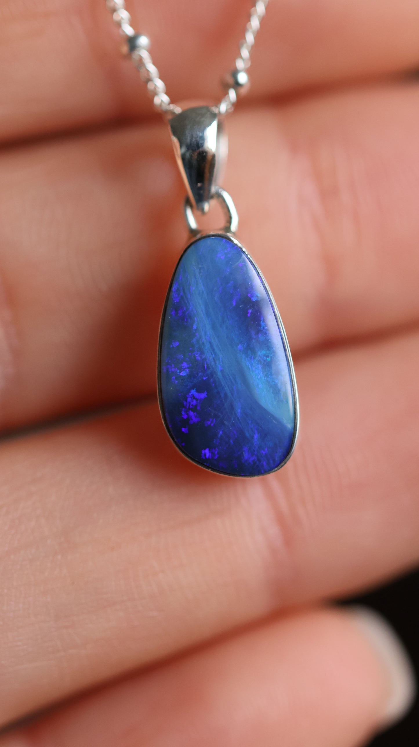 Blue Opal Pendant