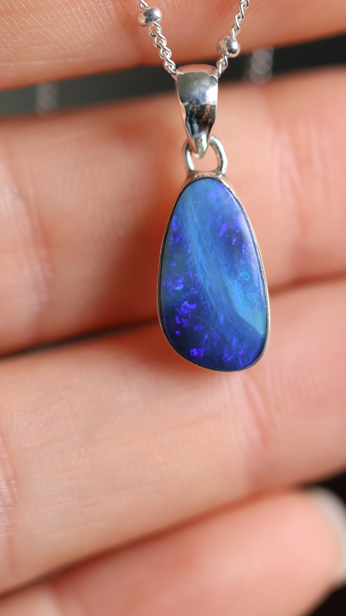 Blue Opal Pendant