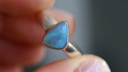Lightning Ridge Opal Ring size 7 (N)