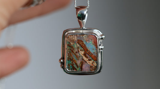 Boulder opal Pendant