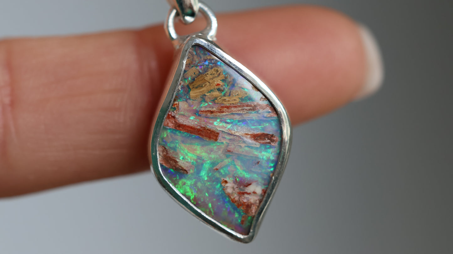 Boulder Opal Pendant