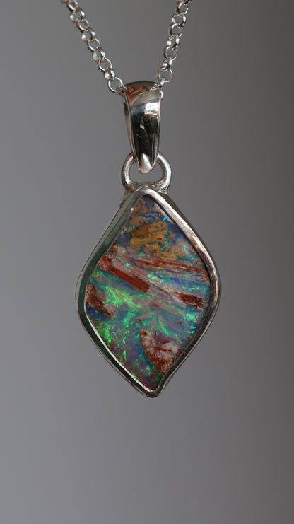 Boulder Opal Pendant