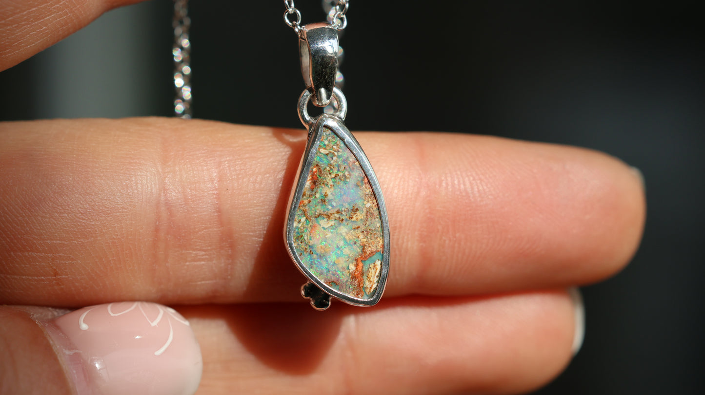 Boulder opal Pendant