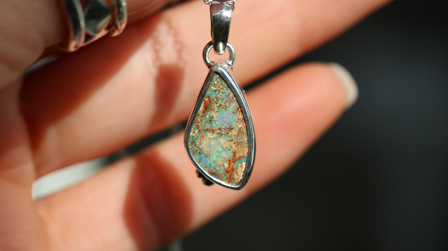 Boulder opal Pendant