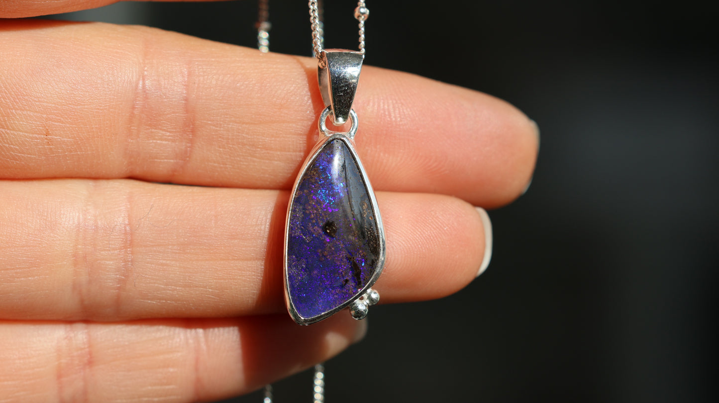 Boulder opal Pendant