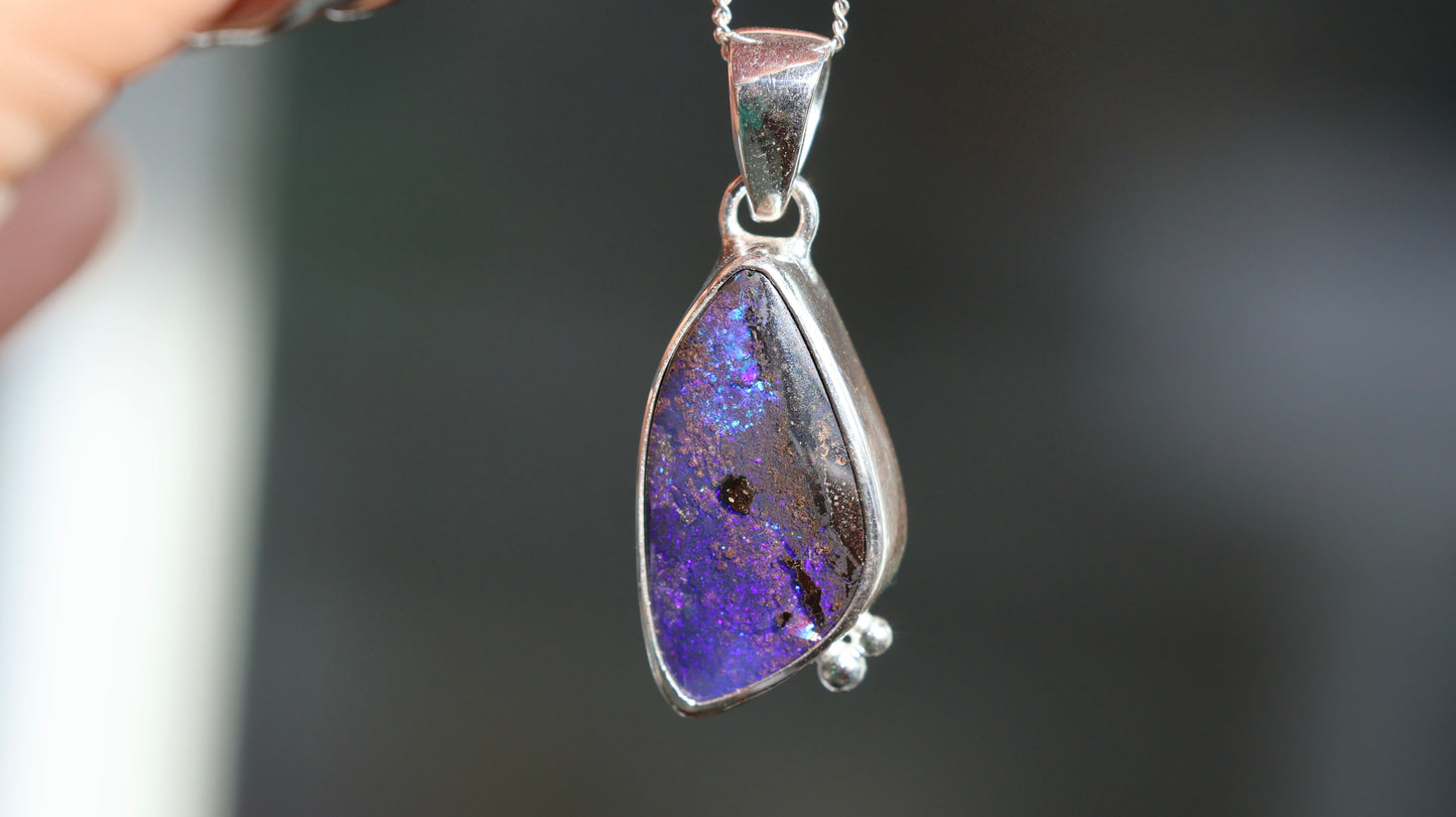 Boulder opal Pendant