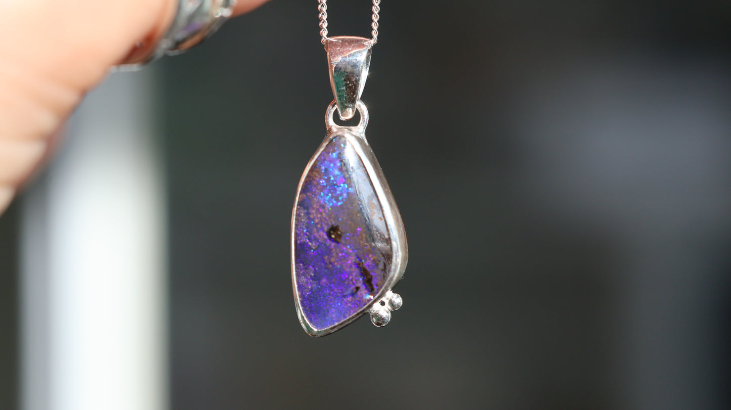 Boulder opal Pendant