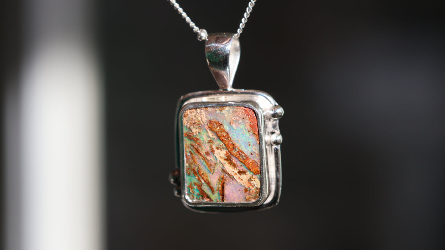 Boulder opal Pendant