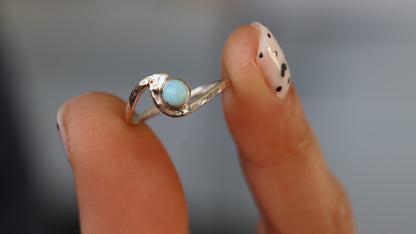 Larimar Wave Ring